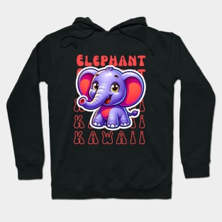 Kawaii Elephant Hoodie